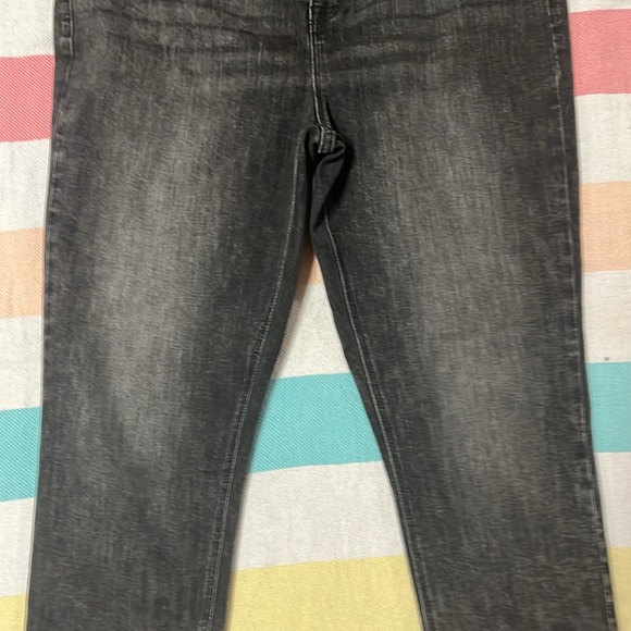 Old Navy Rockstar Super Skinny High Rise Button Fly faded black jeans size 16T - Picture 3 of 14